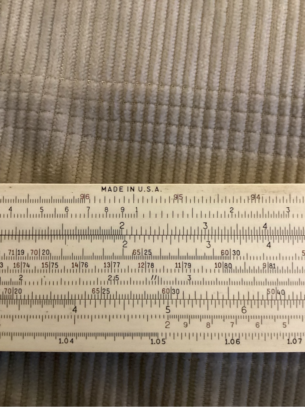 Vintage Dietzgen Engineering Slide Rule with Original Leather Case – Made in USA - Picture 14 of 16